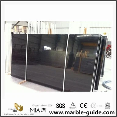 Dabiska antīkās melnas koka marmora plāksnes viesnīcu dizainam