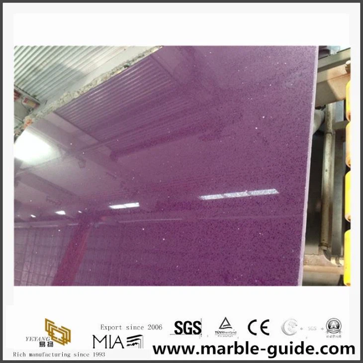 Purple Quartz Stone Kitchen Countertops