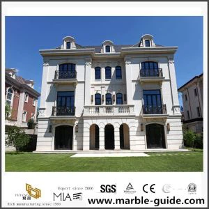 Baltā ēka Villa projekta Jura Beige apdarei